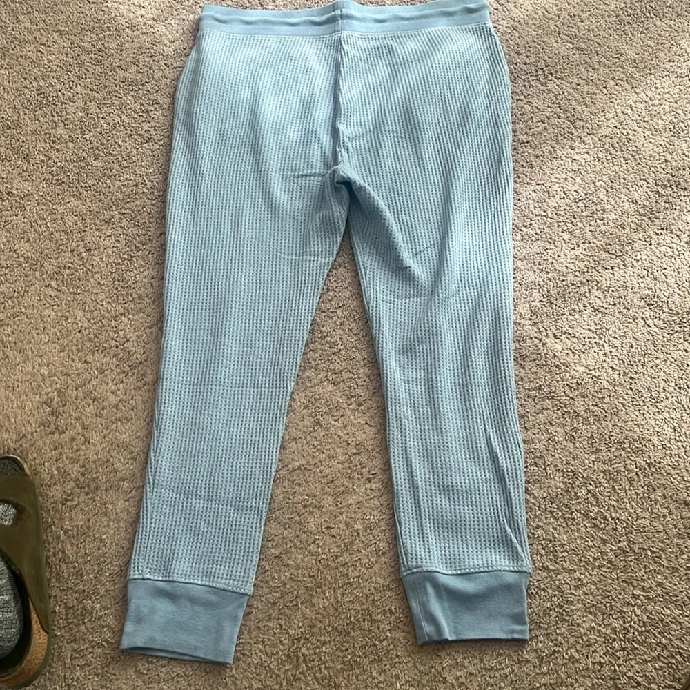 Knix waffle jogger and Henley top set
